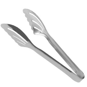 Stainless Steel BBQ Clamp for Bread and Thick Foods - 12 Inch Kitchen Tongs