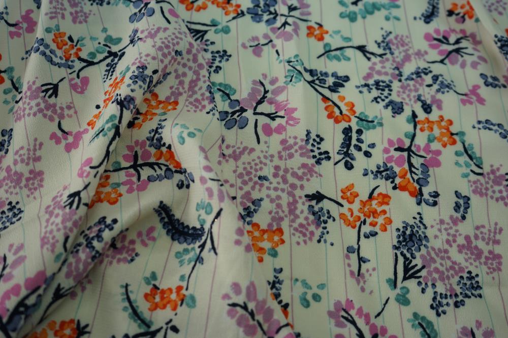 30s Rayon High Twist Crepe Fabric