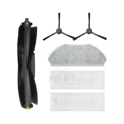 Qihoo 360 Sweeping Robot Accessories: Main Brush, Filter Roller Brush, Rag Edge Brush for S10, S100 MAX Models