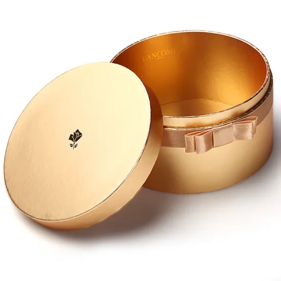 Hand Made Round Paper Box Printing in