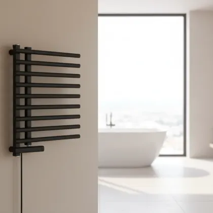 Rotate style Towel Warmer Heated Towel Rack with Smart Timer