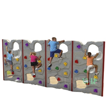 Outdoor Children's Adventure Exercise Plastic Climbing Wall Playset