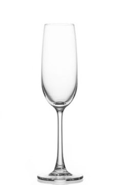 SGS Lead Free Clear Hand Blown Champagne Flute Glass
