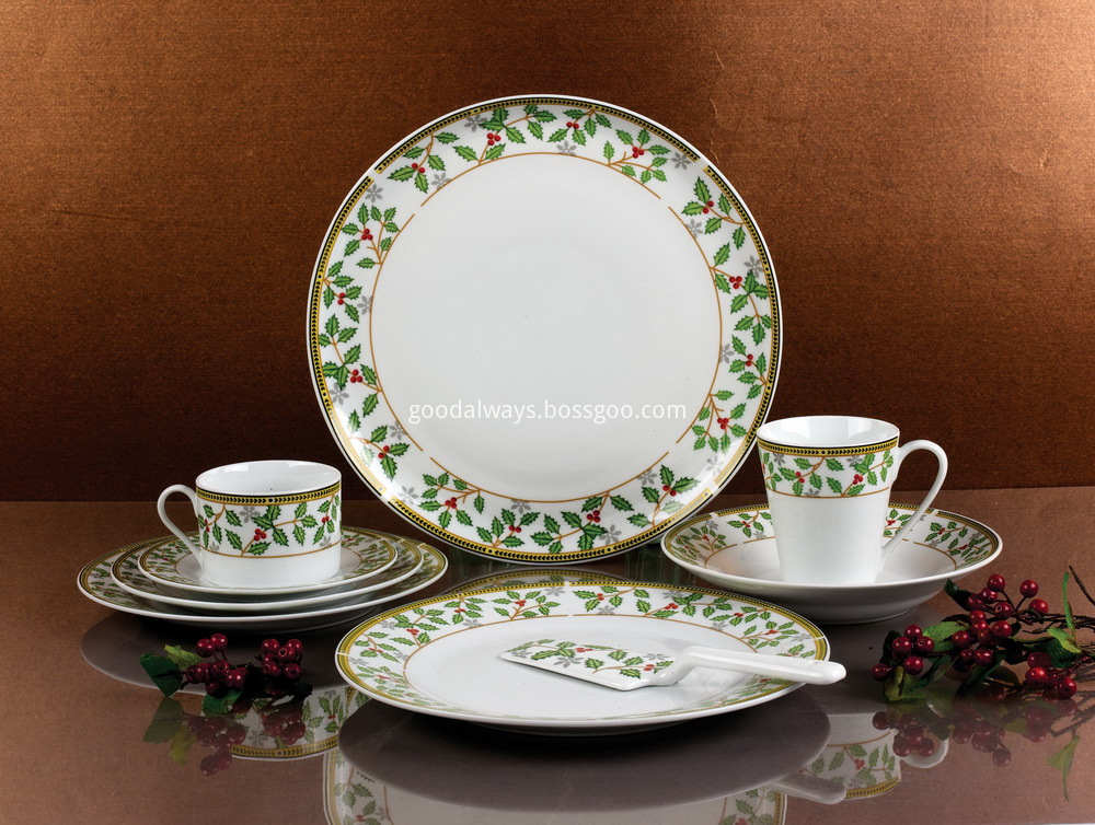 Christmas Design Porcelain Dinnerware 