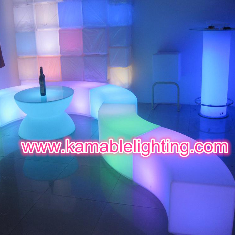 Decoration Waterproof LED Stools for Bar/KTV Party/ Illuminated Bar Stool Furniture (G003)