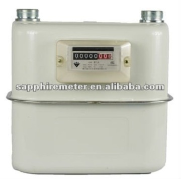 High-Quality G6S Sapphire Diaphragm Commercial Industrial Steel Case Gas Meter for Reliable Gas Measurement