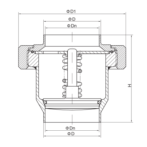 DIN Hygienic Union Type Check Valves