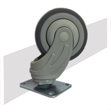 Custom Design 125mm PU Medical Caster Wheel for Medical Tables