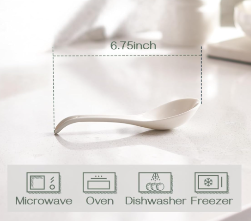 Eco Friendly Ceramic Spoon for Daily Use