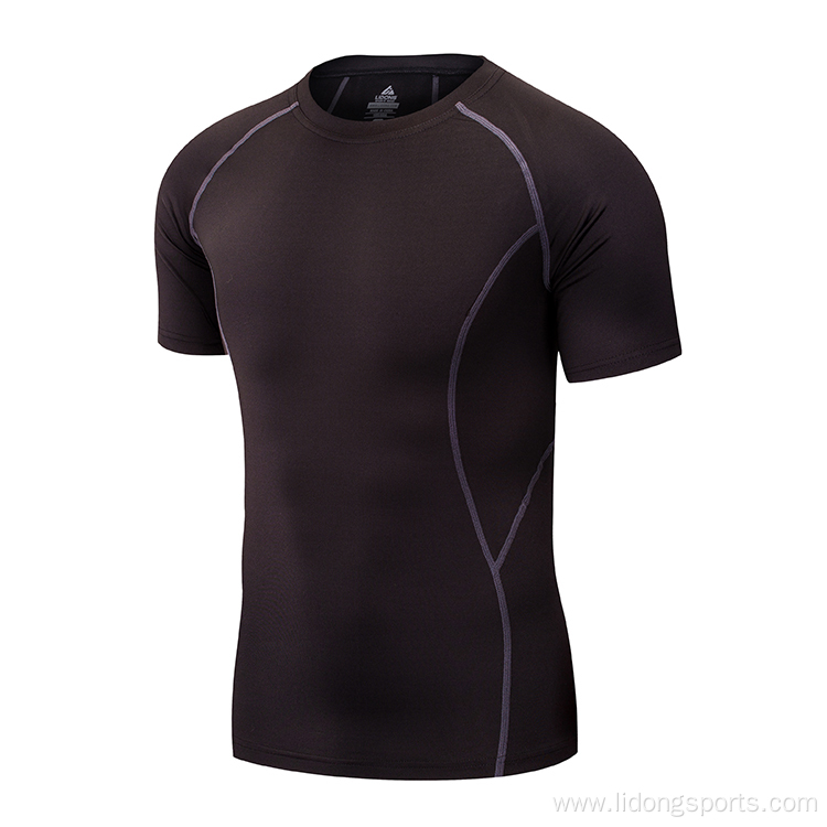 Short Sleeve Muscle mens Running fitness clothing