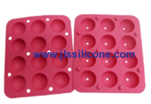 12 Cavity Semisphere Cake Bakeware Silicone Baking Molds 