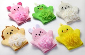 Animal bath sponge bath glove body cleaning bath ball