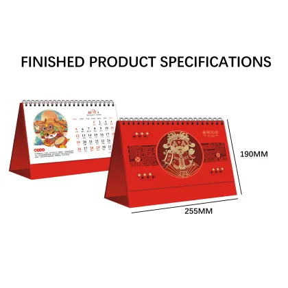 Enhanced 2025 Desk Calendar Planner with Sticky Notes