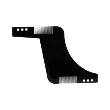 Beard Shaping Tool with Comb and Trimmer for Precision Line-up & Edging