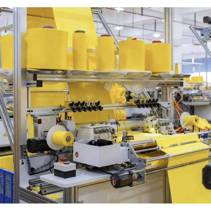 دستگاه دوخت طولی حوله میکروفیبر با سرعت بالا