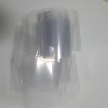 Transparent PVC/PE film for packaging liquids olive oil