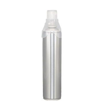 Empty can for portable oxygen canister with mask