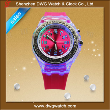 Hot Selling led light up new watches 2012