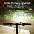 Popular Strong Light Bicycle Light Mountain Bike Outdoor Night Riding Type-C Charging Sécurité Équipement d'équitation