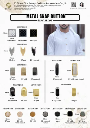 Wholesale Rectangle HP Gold White Enamel Snap Buttons for Clothing