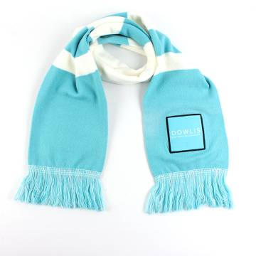 High Quality Cheap Fabric Football Scarf Euro Cup Jacquard Scarves