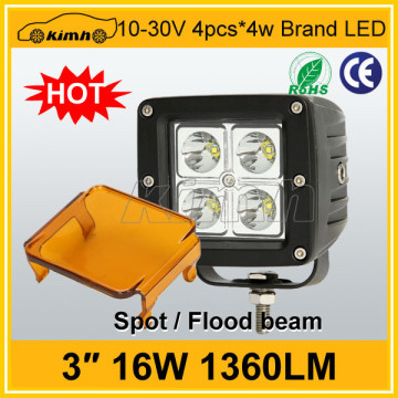 Brand led 3" 1360LM 16w worklight auto lamp car led light
