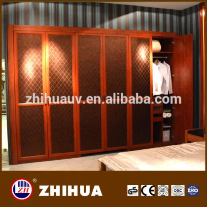 China antique classical solid wood wardrobe cabinet