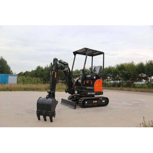 Mini Excavator Equipment Shanding Mini Excavator SD18U 1.8Ton Mini Excavator Manufactory