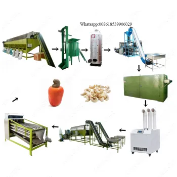 Fully Automatic 500Kg/H Peanut and Cashew Nut Processing Machine