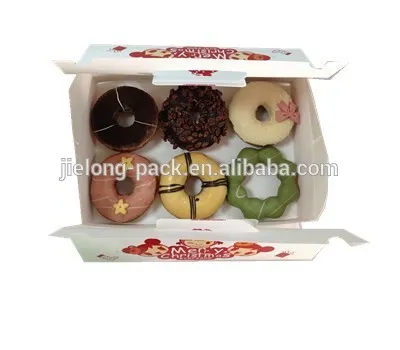 custom design food grade packaging donuts box