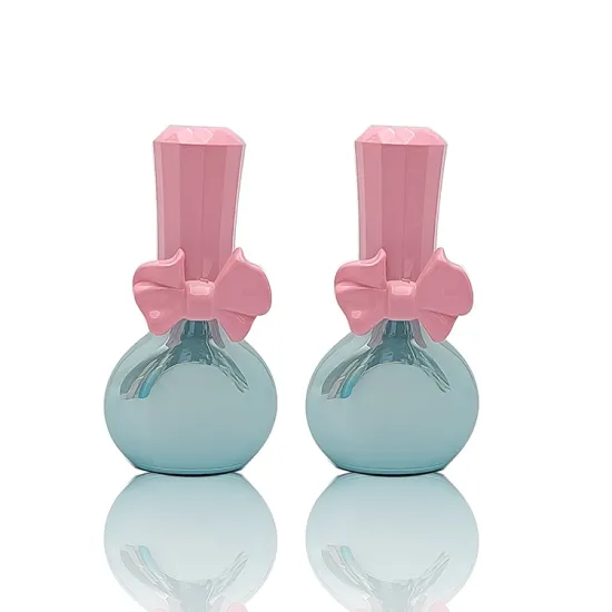 10ml Clear Nail Bottle flat square With Cap