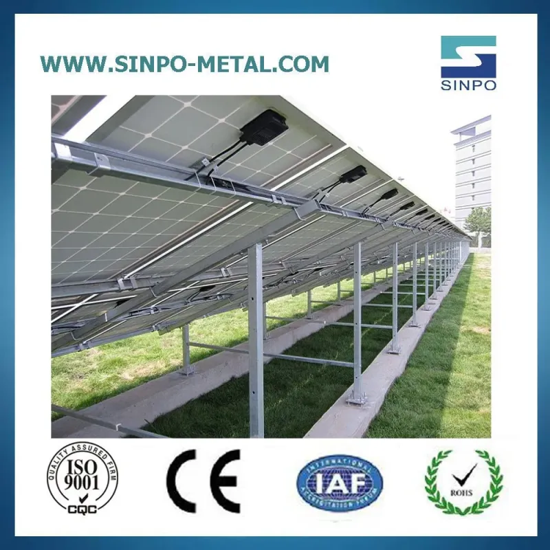 Galvanized Iron C Channel Solar Mounting Structures