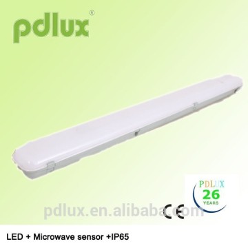 PDLUX 60W LED IP65 waterproof lighting fixture with motion sensor