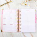 Benutzerdefinierte gedruckte Hardcover A5 Spiral Notebook Agenda