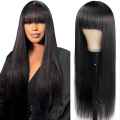 2x4 lace Wigs ከባንጎች ጋር