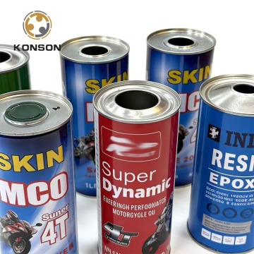 Latas de óleo quadradas duráveis ​​para motocicleta para fácil armazenamento
