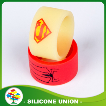Hochwertige rote Spinne Silikon Finger Ehering