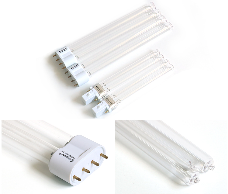 H-form 185nm 254nm UV-bakteriedödande lampa