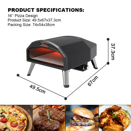 European Style Gas Table Top Oven Portable Pizza Oven Gas Oven
