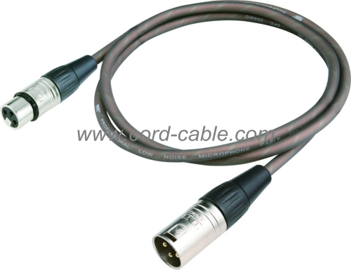 DME serii F XLR M XLR mikrofon kabel