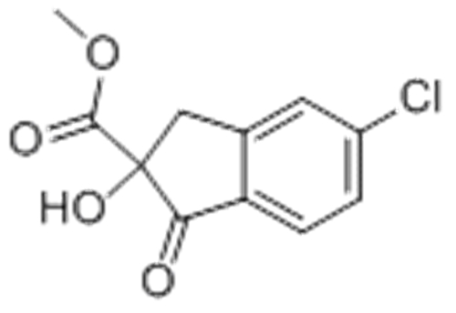 1H-Indene-2-carboxylicacid, 5-chloro-2,3-dihydro-2-hydroxy-1-oxo-, methyl ester CAS 144172-24-7