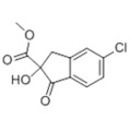 LH-inden-2-karboxylsyra, 5-klor-2,3-dihydro-2-hydroxi-l-oxo-, metylester CAS 144172-24-7