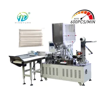 High-Speed OPP Paper Wrap Straw Packing Machine (600pcs/min)