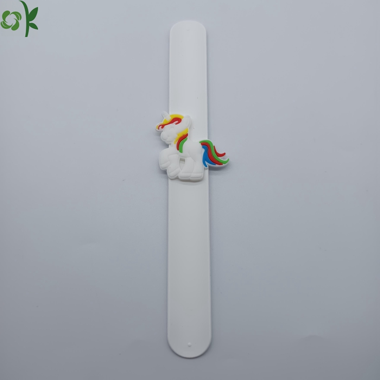 Silicone Unicorn Slap Strap Bracelet