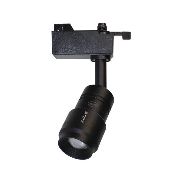 7W LED Track Light 3 Phase Stretch Zoomable Spotlight for Art Galleries and Museums