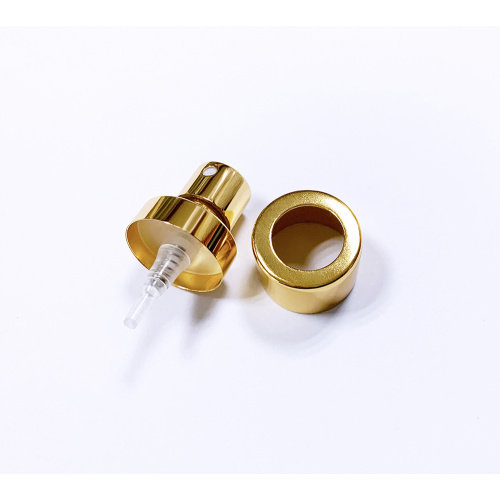 20/400 shiny gold silver perfume sprayer with collar