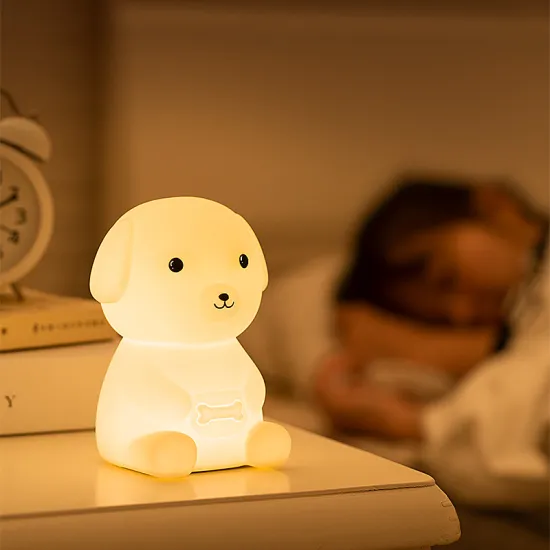 Colorful Remote Control Friendship Night Light: Touch Switch Silicone Baby LED Night Light