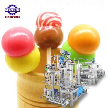 Frutto a sfera automatica a fruit lecca -lecca -caramella per la produzione di macchine per la produzione del settore pasticceria