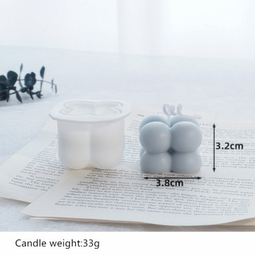 Silicone Scented Candle Bubble Molds For Candle Making