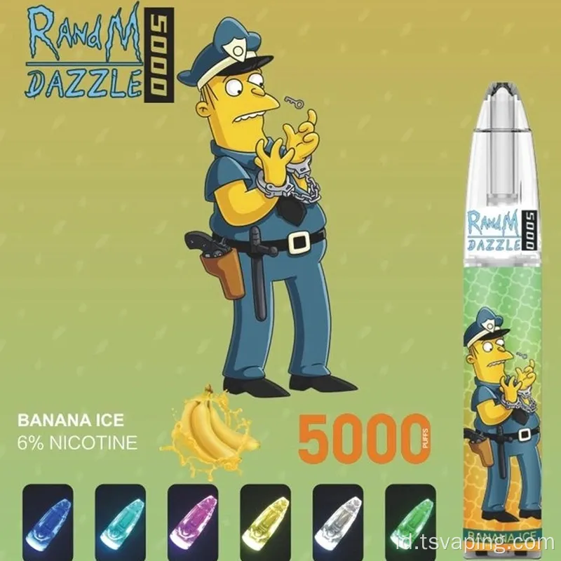 Randm Dazzle 5000 Puffs Rebillable Vape Disposable
